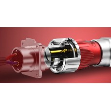 Quick-release sealed connector - DH-24-С03PE-03-001A