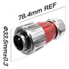 Quick-release sealed connector - DH-24-С03PE-03-045