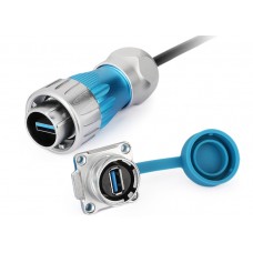 Waterproof USB connector - DH-24-C/USB3/016/PE-43-001