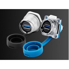 Waterproof USB connector - DH-24-J/USB3/213/SX-43-102