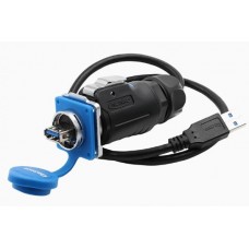 Waterproof USB 2.0 connector - LP-24-J/USB2/213/SX-43-401