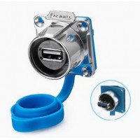 Waterproof USB 2.0 connector - LP-24-J/USB2/213/SX-43-401