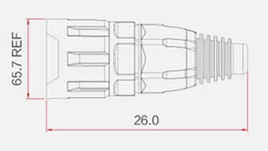 Sealed RJ45 connector