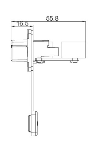 Sealed RJ45 connector