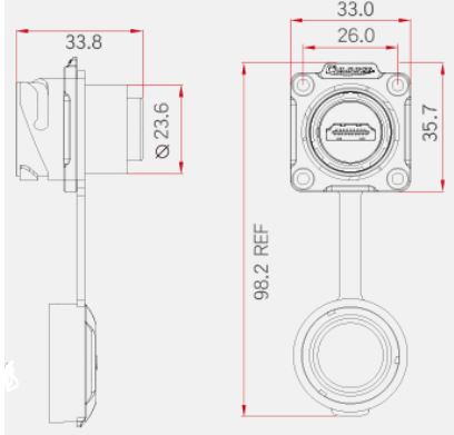 Герметичный HDMI разъем